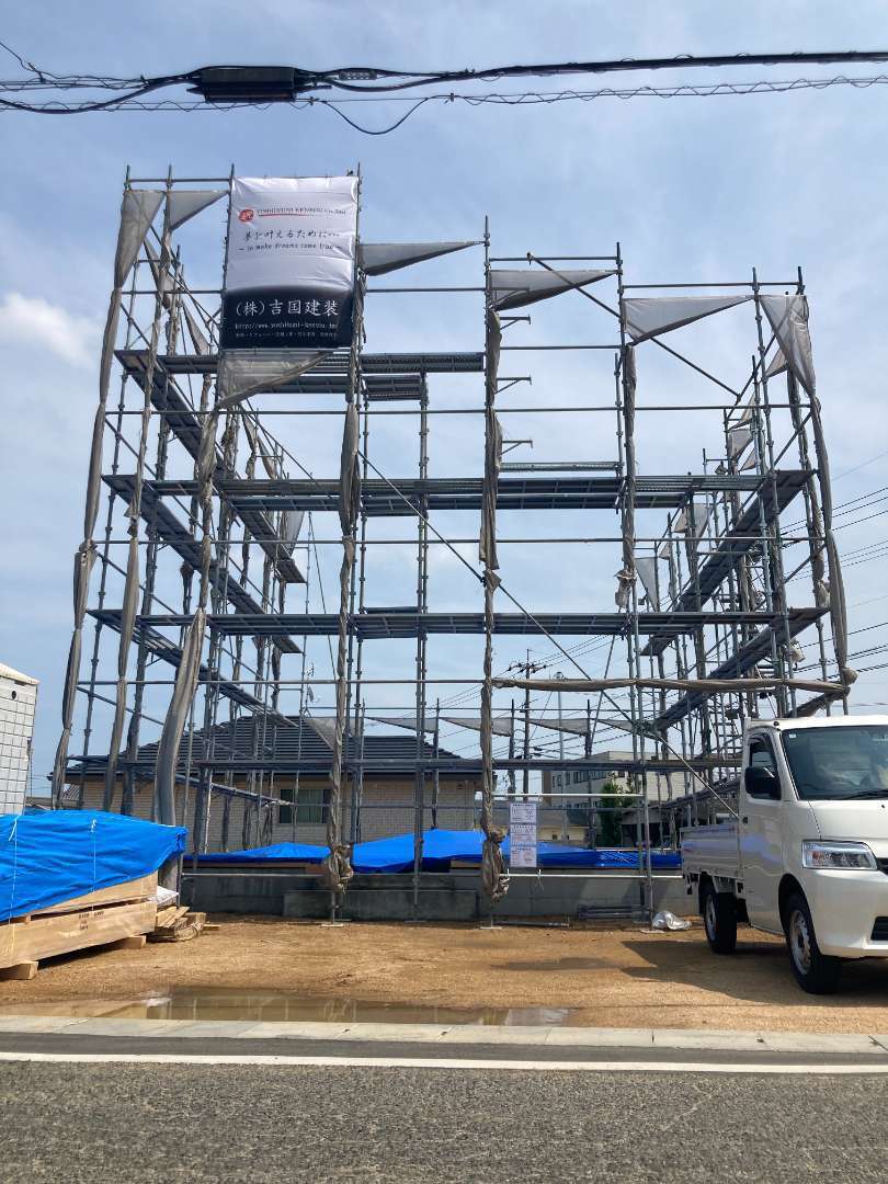 K様邸新築工事　上棟の画像